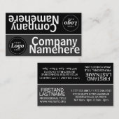 Graustufen-Dual-Business-Karte Visitenkarte (Vorne/Hinten)