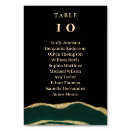 Graustufen-Edelstein-schwarze Tafelkarte Tischnummer