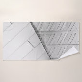 Graustufen-Foto Badehandtuch (Badehandtuch)