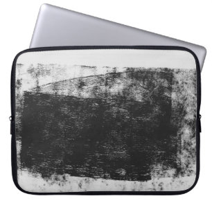 Graustufen-Foto des Wasserkörpers Laptopschutzhülle