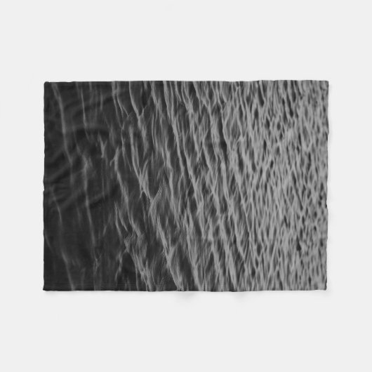 Graustufen-Foto Fleecedecke (Vorderseite (Horizontal))