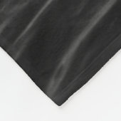 Graustufen-Foto Fleecedecke (Ecke)