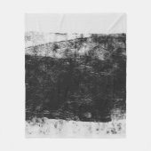 Graustufen-Foto Fleecedecke (Vorderseite)