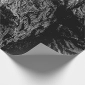 Graustufen-Foto Geschenkpapier (Ecke)