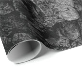 Graustufen-Foto Geschenkpapier (Rolleneckpunkt)