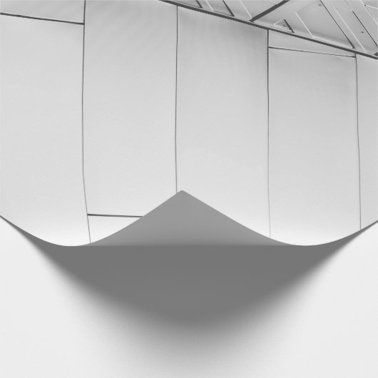 Graustufen-Foto Geschenkpapier (Ecke)