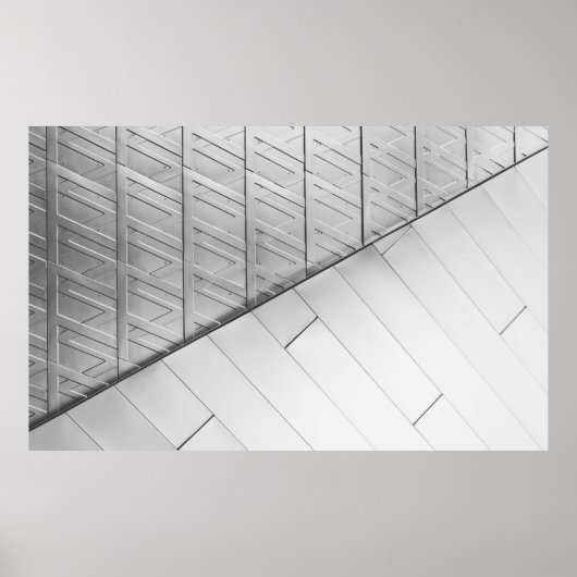 Graustufen-Foto Poster (Vorne)