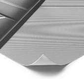 Graustufen-Foto Poster (Ecke)