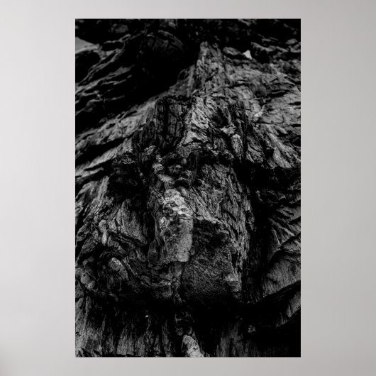 Graustufen-Foto Poster (Vorne)