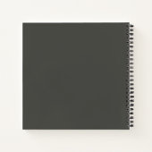 Graustufen-Geometrie Notizblock (Rückseite)