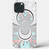 Graustufen Kaleidoskop Art Print Case-Mate iPhone Hülle (Rückseite)