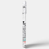 Graustufen Kaleidoskop Art Print Case-Mate iPhone Hülle (Rückseite / Rechts)