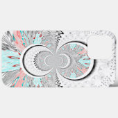 Graustufen Kaleidoskop Art Print Case-Mate iPhone Hülle (Rückseite (Horizontal))