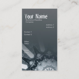 Graustufen-Karte Visitenkarte