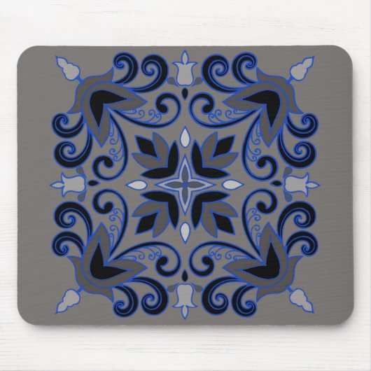 Graustufen Mousepad (Vorne)