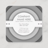 Graustufen-Retro-Briefmarke Treuekarte (Rückseite)