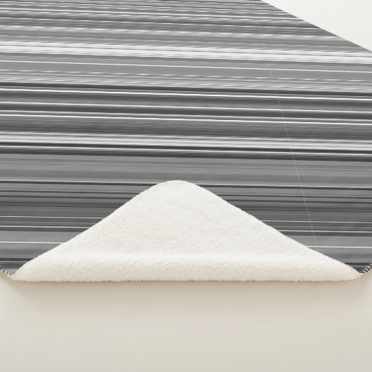 Graustufen-Streifen Sherpadecke (3/4)