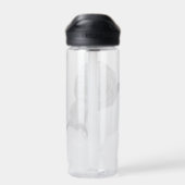Graustufen Trinkflasche (Rückseite)