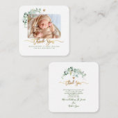 Graustufendusche Danke DIY Color Mitteilungskarte (Vorne/Hinten)