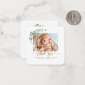 Graustufendusche Danke DIY Color Mitteilungskarte (Vorderseite/Rückseite Beispiel)