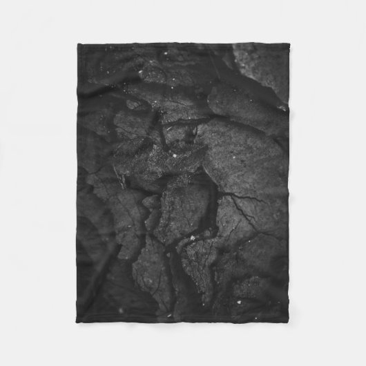 Graustufenfotografie Fleecedecke (Vorderseite)