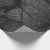 Graustufenfotografie Geschenkpapier (Ecke)