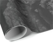 Graustufenfotografie Geschenkpapier (Rolleneckpunkt)