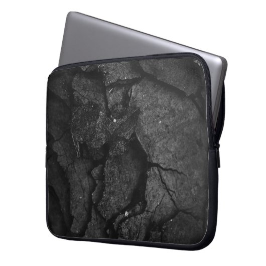 Graustufenfotografie Laptopschutzhülle (Vorderseite Links)