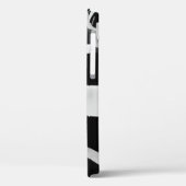 Graustufenfotografie von Stühlen ohne Menschen Case-Mate iPhone Hülle (Rückseite / Links)