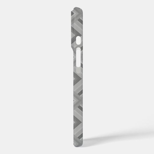 Graustufenmuster Case-Mate iPhone Hülle (Rückseite / Links)