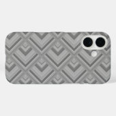 Graustufenmuster Case-Mate iPhone Hülle (Rückseite (Horizontal))