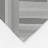 Graustufenmuster Fleecedecke (Ecke)