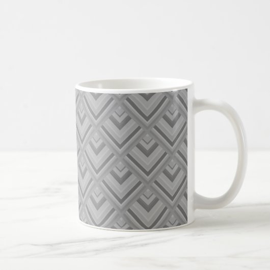 Graustufenmuster Kaffeetasse (Rechts)