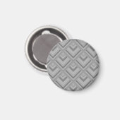 Graustufenmuster Magnet (Vorderseite/Rückseite)