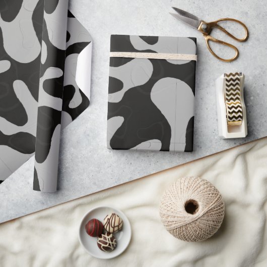 Grautarnung Geschenkpapier (Kunsthandwerk)