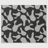 Grautarnung Geschenkpapier (Flach)