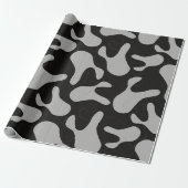 Grautarnung Geschenkpapier (Ungerollt)