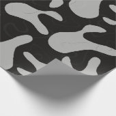 Grautarnung Geschenkpapier (Ecke)
