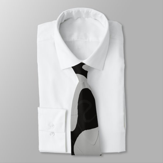 Grautarnung Krawatte (Gebunden)