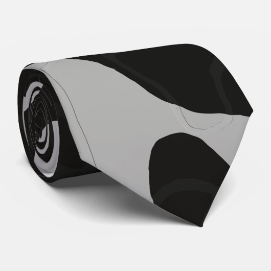 Grautarnung Krawatte (Gerollt)