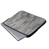 Grautextil Laptopschutzhülle (Vorne Knopf)