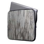Grautextil Laptopschutzhülle (Vorderseite Links)