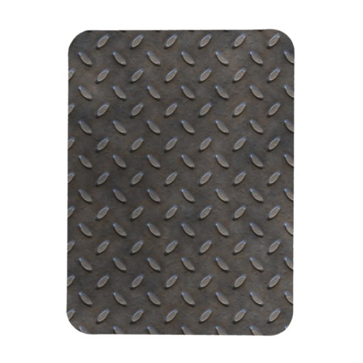 Grautexturiertes industrielles Metall Magnet (Vertikal)