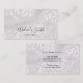 Grautierhautmuster Visitenkarte (Vorne/Hinten)