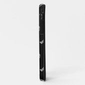 Grautiger Doggensilhouette Case-Mate iPhone Hülle (Hinten/Links)