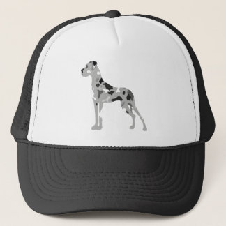 Grautiger Doggensilhouette Truckerkappe