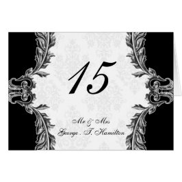 Grautische Tischkarte