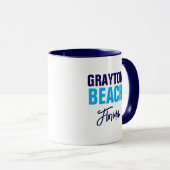 Grauton Beach Florida Kaffeetasse (VorderseiteRechts)