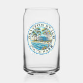 Grauton Beach Kann Glas (Rückseite)