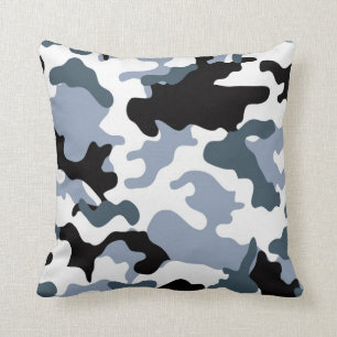 Grauton, Militärische Camouflage Kissen